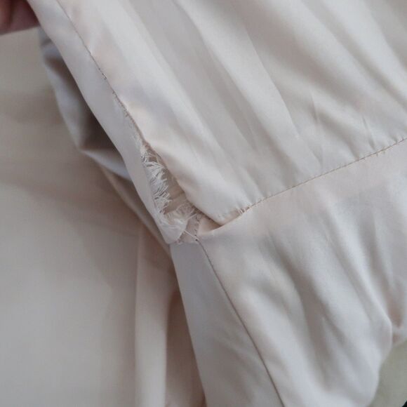 Terani Couture Dress Size 2 Silver Nude Long Trumpet Rhinestones Prom Homecoming - Picture 12 of 14